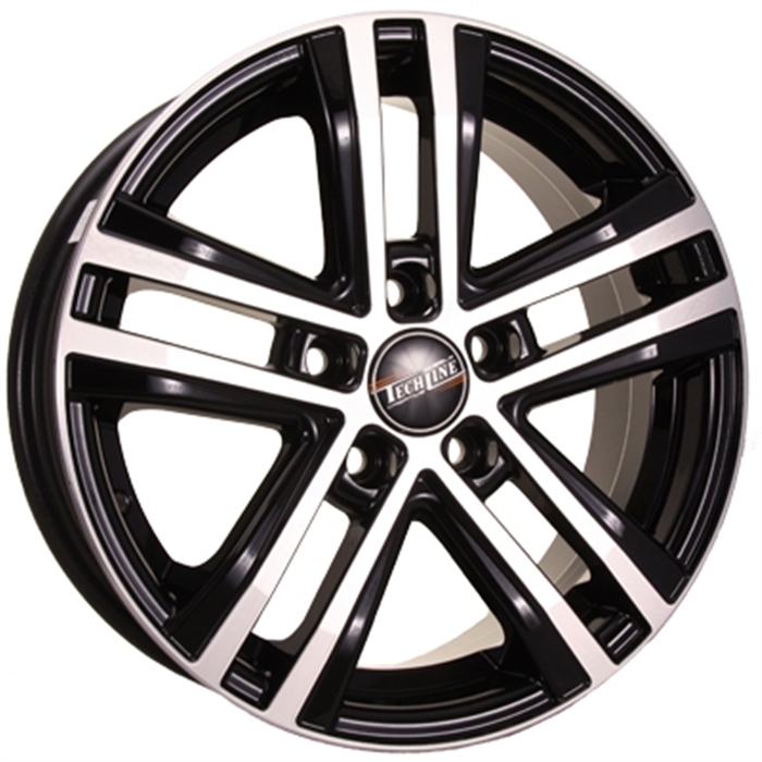 ДискTech Line5456JxR15 PCD5x105 ET39 DIA56.6,чёрный