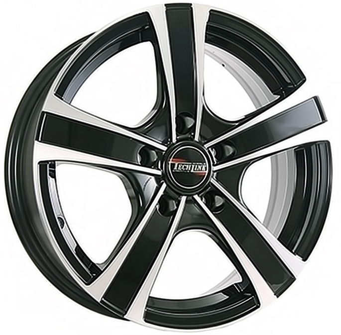 ДискTech Line6196JxR16 PCD5x114.3 ET38 DIA67,чёрный