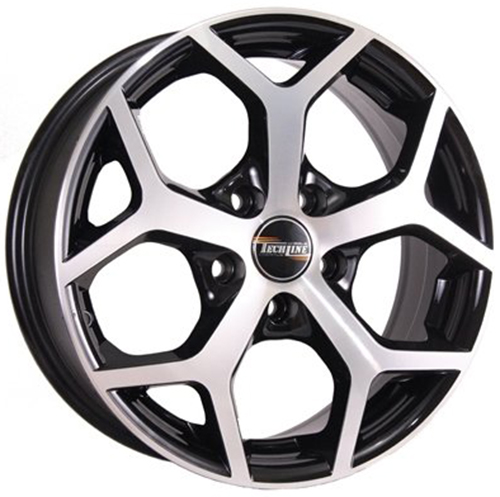 ДискTech Line6326.5JxR16 PCD5x108 ET52 DIA63.4,чёрный