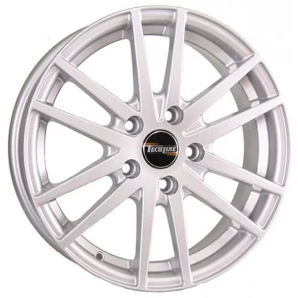 ДискTech Line6356.5JxR16 PCD5x114.3 ET38 DIA67.1,серебристый