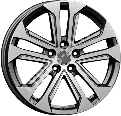 ДискToyotaTo97H7JxR18 PCD5x114.3 ET35 DIA60.1,серебристый