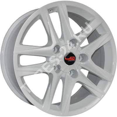 ДискToyotaTY1028.5JxR20 PCD5x150 ET60 DIA110.1,белый