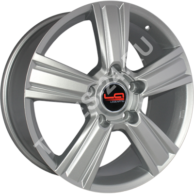 ДискToyotaTY1178.5JxR20 PCD5x150 ET60 DIA110.1,серебристый