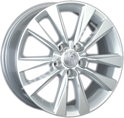 ДискToyotaTY1227JxR17 PCD5x114.3 ET45 DIA60.1,серебристый