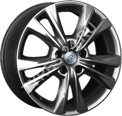 ДискToyotaTY1307JxR17 PCD5x114.3 ET39 DIA60.1,серебристый