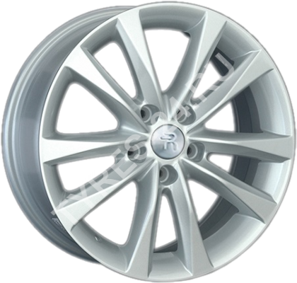 ДискToyotaTY1367JxR17 PCD5x114.3 ET35 DIA60.1,серебристый