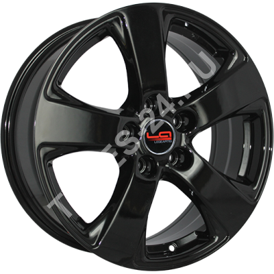 ДискToyotaTY1717JxR17 PCD5x114.3 ET39 DIA60.1,чёрный