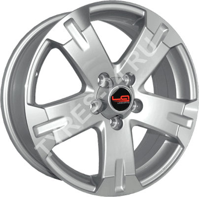 ДискToyotaTY217JxR17 PCD5x114.3 ET39 DIA60.1,серебристый