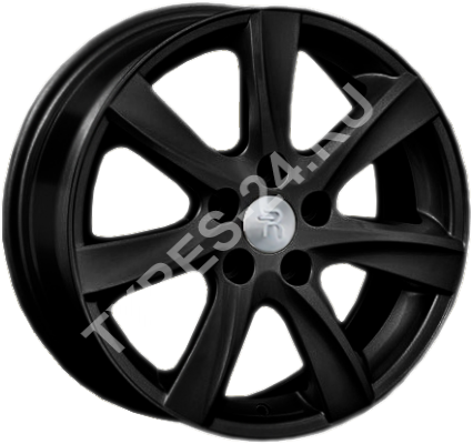 ДискToyotaTY317JxR17 PCD5x114.3 ET39 DIA60.1,чёрный