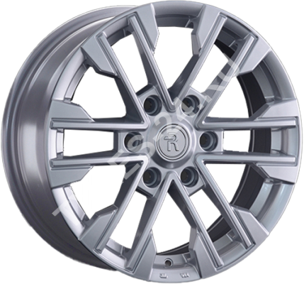 ДискToyotaTY3107.5JxR18 PCD6x139.7 ET25 DIA106.1,серебристый