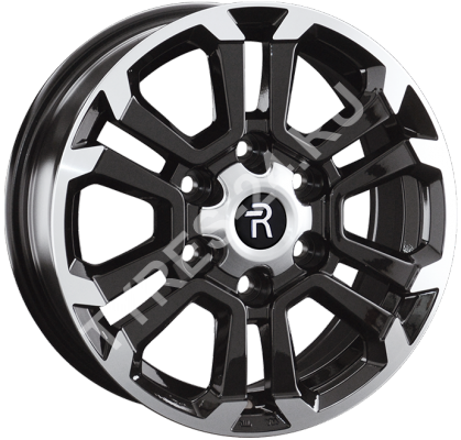 ДискToyotaTY3527.5JxR17 PCD6x139.7 ET25 DIA106.1,чёрный