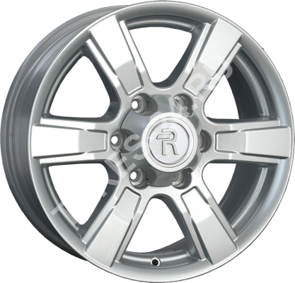 ДискToyotaTY4057JxR17 PCD6x139.7 ET30 DIA106.1,серебристый