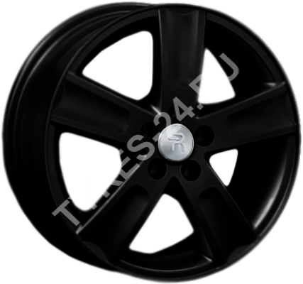 ДискToyotaTY416.5JxR16 PCD5x100 ET45 DIA54.1,чёрный