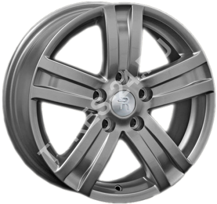 ДискToyotaTY426.5JxR16 PCD5x100 ET45 DIA54.1,серый