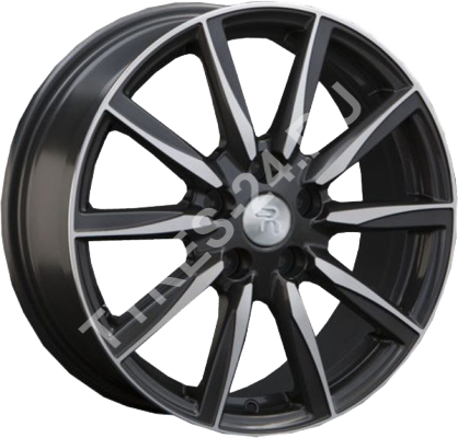 ДискToyotaTY487JxR17 PCD5x114.3 ET45 DIA60.1,чёрный