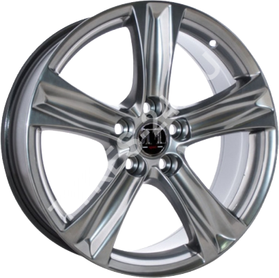 ДискToyotaTY4836.5JxR15 PCD5x114.3 ET45 DIA60.1,серебристый