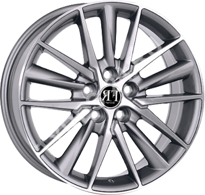 ДискToyotaTY4947JxR17 PCD5x114.3 ET45 DIA60.1,серебристый