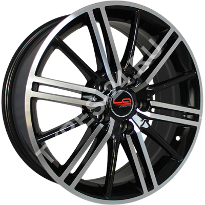 Диск Toyota TY511 Concept 7JxR17 PCD5x114.3 ET45 DIA60.1, чёрный