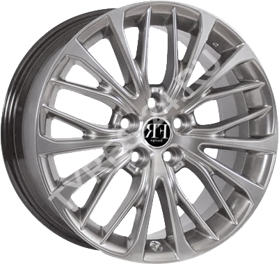 ДискToyotaTY53437JxR17 PCD5x114.3 ET45 DIA60.1,серебристый