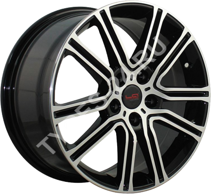 ДискToyotaTY546 Concept7JxR17 PCD5x114.3 ET45 DIA60.1,чёрный