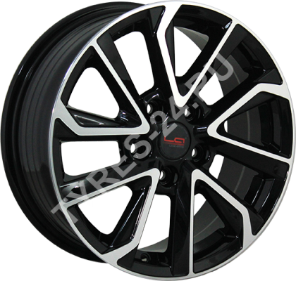 ДискToyotaTY549 Concept7JxR17 PCD5x114.3 ET45 DIA60.1,чёрный