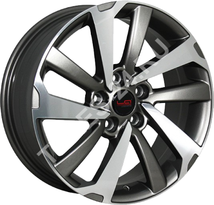 ДискToyotaTY5517JxR17 PCD5x114.3 ET39 DIA60.1,серый