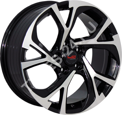 ДискToyotaTY558 Concept8JxR18 PCD5x114.3 ET50 DIA60.1,чёрный