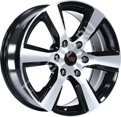 ДискToyotaTY5707.5JxR18 PCD6x139.7 ET25 DIA106.1,чёрный