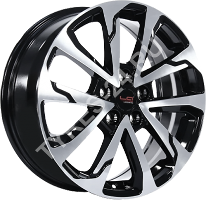 ДискToyotaTY571 Concept7JxR18 PCD5x114.3 ET45 DIA60.1,чёрный