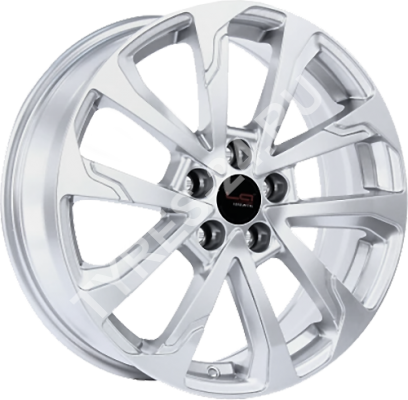 ДискToyotaTY571 Concept7JxR18 PCD5x114.3 ET45 DIA60.1,серебристый