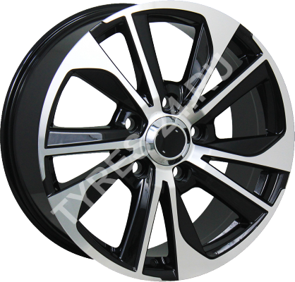 ДискToyotaTY57568.5JxR20 PCD5x150 ET58 DIA110.2,чёрный