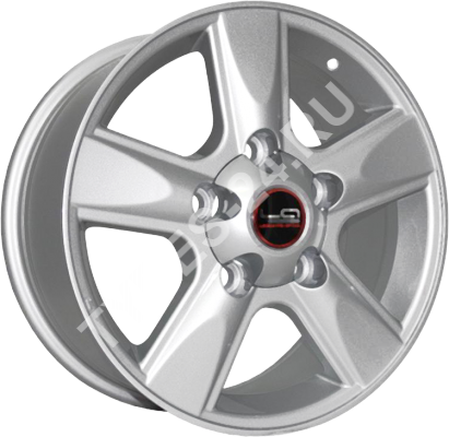 ДискToyotaTY608JxR17 PCD5x150 ET60 DIA110.1,серебристый