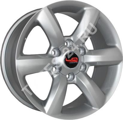 ДискToyotaTY647.5JxR17 PCD6x139.7 ET25 DIA106.1,серебристый