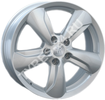 ДискToyotaTY657JxR17 PCD5x114.3 ET45 DIA60.1,серебристый