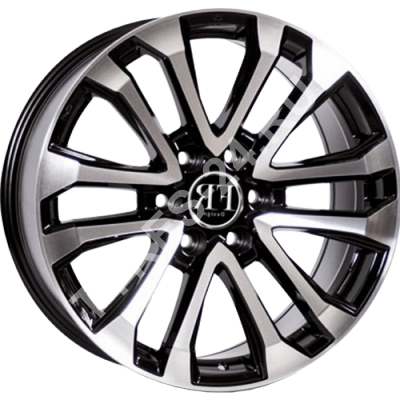 ДискToyotaTY6928.5JxR20 PCD6x139.7 ET25 DIA106.2,чёрный