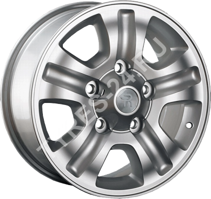 ДискToyotaTY88JxR17 PCD5x150 ET60 DIA110.5,серебристый