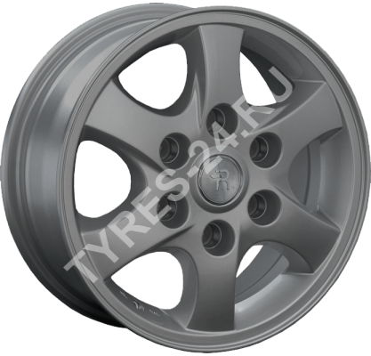 ДискToyotaTY916JxR15 PCD6x139.7 ET30 DIA106.1,серый