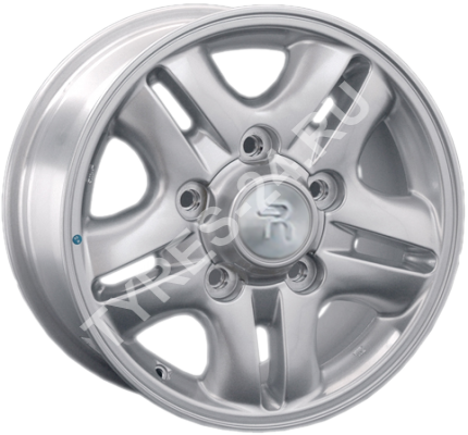 ДискToyotaTY968JxR16 PCD5x150 ET60 DIA110.1,серебристый