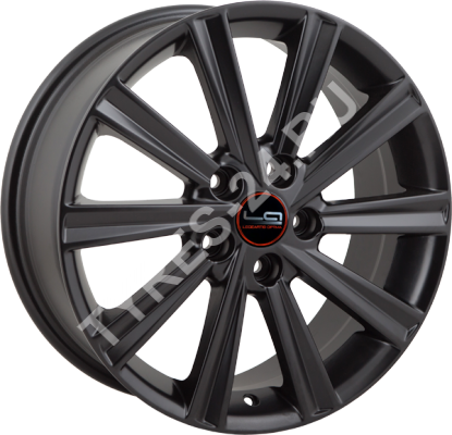 ДискToyotaTY997JxR17 PCD5x114.3 ET45 DIA60.1,чёрный