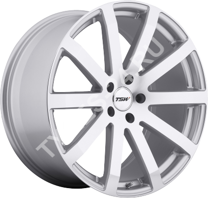 ДискTSWBrooklands8JxR19 PCD5x114 ET30 DIA76,серебристый