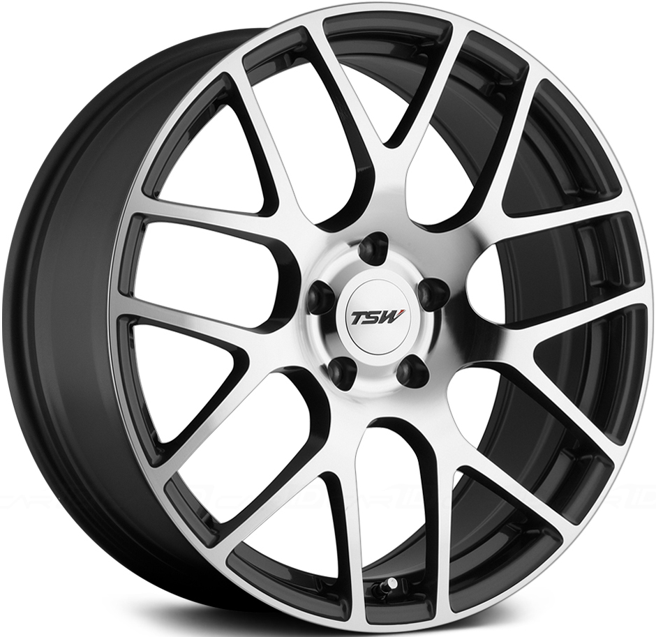 ДискTSWNurburgrin7JxR17 PCD5x114 ET45 DIA76,серый