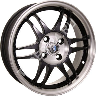 ДискVenti15026JxR15 PCD4x100 ET45 DIA60.1,серебристый