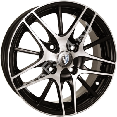 ДискVenti15066JxR15 PCD4x100 ET45 DIA60.1,чёрный