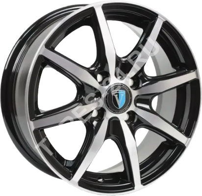 ДискVenti16056JxR16 PCD4x100 ET50 DIA60.1,чёрный