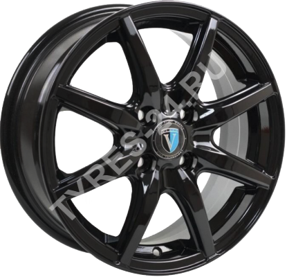 ДискVenti16056JxR16 PCD4x100 ET49 DIA54.1,чёрный