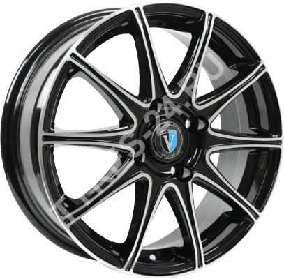 ДискVenti16166.5JxR16 PCD5x114.3 ET46 DIA67.1,чёрный