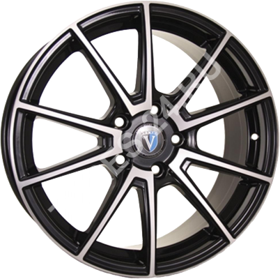 ДискVenti17047JxR17 PCD5x114.3 ET45 DIA60.1,чёрный