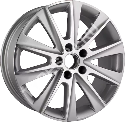 ДискVolkswagenR2157JxR17 PCD5x112 ET43 DIA57.1,серебристый