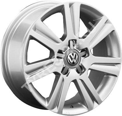 ДискVolkswagenVW1087JxR16 PCD5x112 ET45 DIA57.1,белый