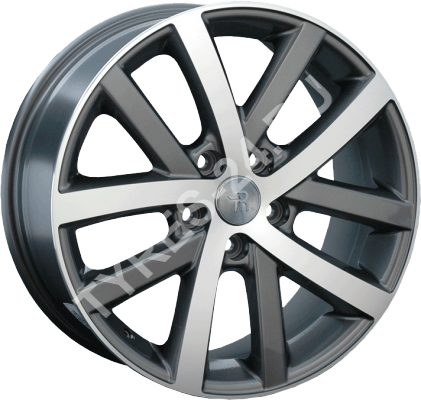 ДискVolkswagenVW12H7.5JxR17 PCD5x112 ET43 DIA57.1,серый